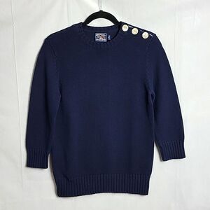 🖤5/$20🖤 AMERICAN LIVING.. navy blue knitted sweater..